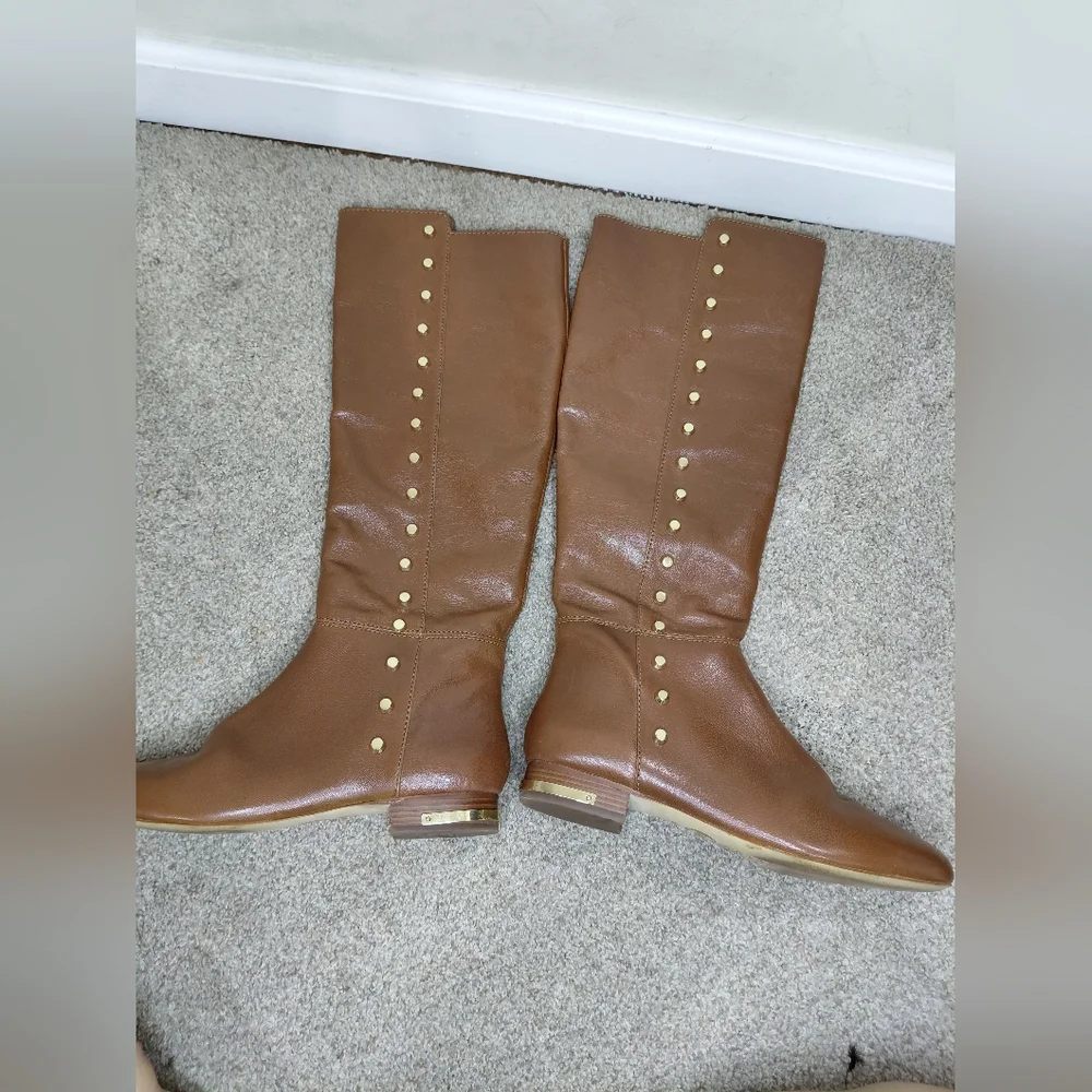 Michael Kors Women Size 9.5M Tan Leather Boots